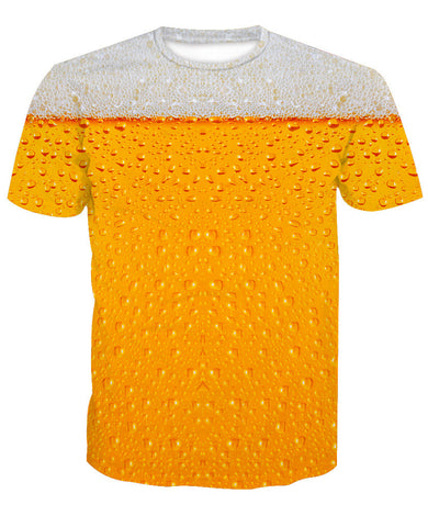 Cool Summer Beer Full Print T Shirt