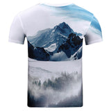 Double Snow Wolf  3D T-Shirt for Men/women