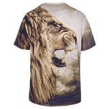 New Stylish Lion Print T-shirt for Men/Women