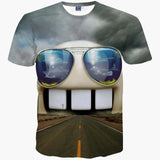 Cat, Horse, Shark, Cartoon Fashion T-Shirt for men/women