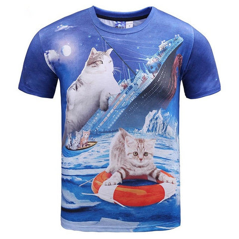 New Fashion Summer Tops T-Shirt - Men/Women