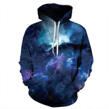 Green Space 3D Galaxy Hoodies for Men/women
