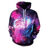 Green Space 3D Galaxy Hoodies for Men/women