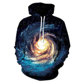 Green Space 3D Galaxy Hoodies for Men/women