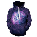 Green Space 3D Galaxy Hoodies for Men/women