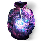 Green Space 3D Galaxy Hoodies for Men/women