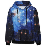 New Fashion Men's 3D sweatshirt space/galaxy print hooded hoodies