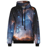 New Fashion Men's 3D sweatshirt space/galaxy print hooded hoodies