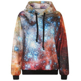 New Fashion Men's 3D sweatshirt space/galaxy print hooded hoodies