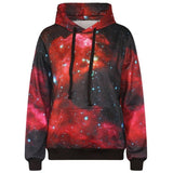 New Fashion Men's 3D sweatshirt space/galaxy print hooded hoodies