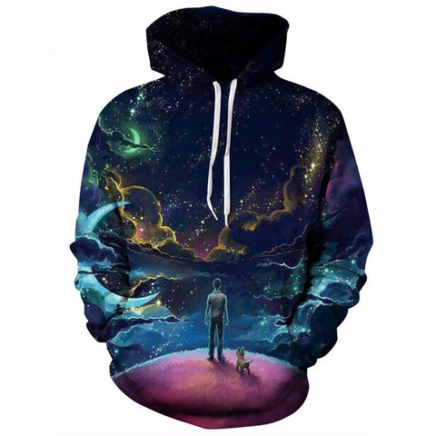 Colorful Clouds Sky Hoodies for Men/Women
