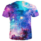 Space Galaxy Digital Printed 3D Summer T-shirt for Men/Women