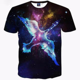 Flying Stars Swan 3D T-Shirt- Men