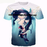 Full Print Cartoon & Animals Casual Unisex T Shirt