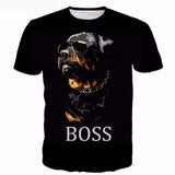 Full Print Cartoon & Animals Casual Unisex T Shirt
