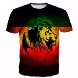 Full Print Cartoon & Animals Casual Unisex T Shirt