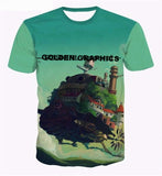 Full Print Cartoon & Animals Casual Unisex T Shirt