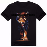 Full Print Cartoon & Animals Casual Unisex T Shirt