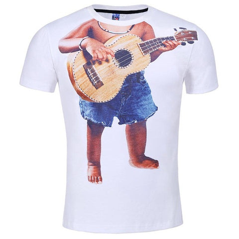 New Arrival Cowboy Playing Guitar  T-Shirt for Men/Women