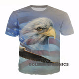 Eagle Warrior 3D Full Over Print Men's Casual T Shirt