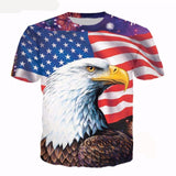 Eagle Warrior 3D Full Over Print Men's Casual T Shirt