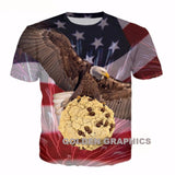Eagle Warrior 3D Full Over Print Men's Casual T Shirt