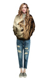 Lion Ancient Digital Printing Hoodies for Men/Women